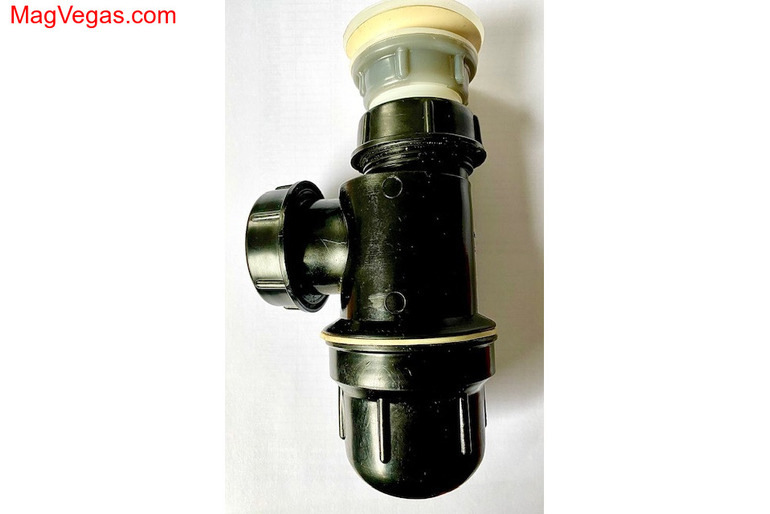 Сифон для раковины черный СССР