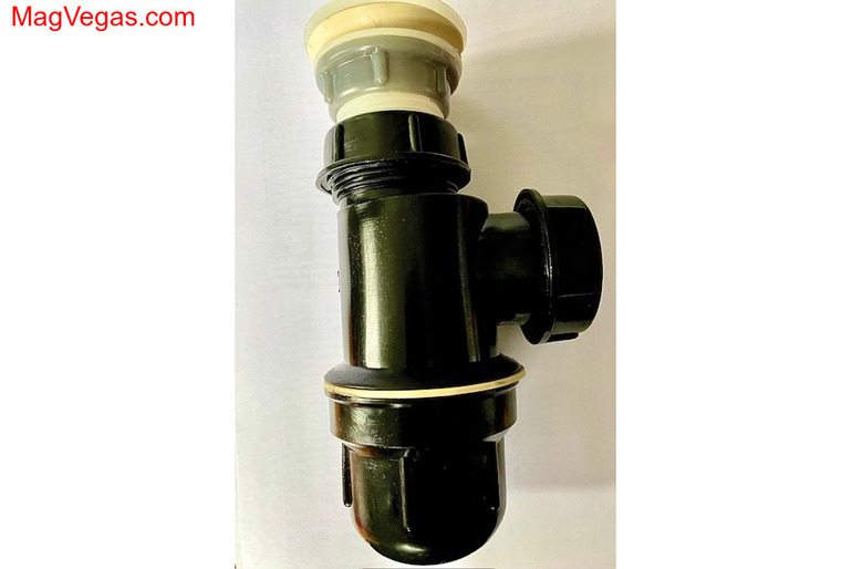 Сифон для раковины черный СССР