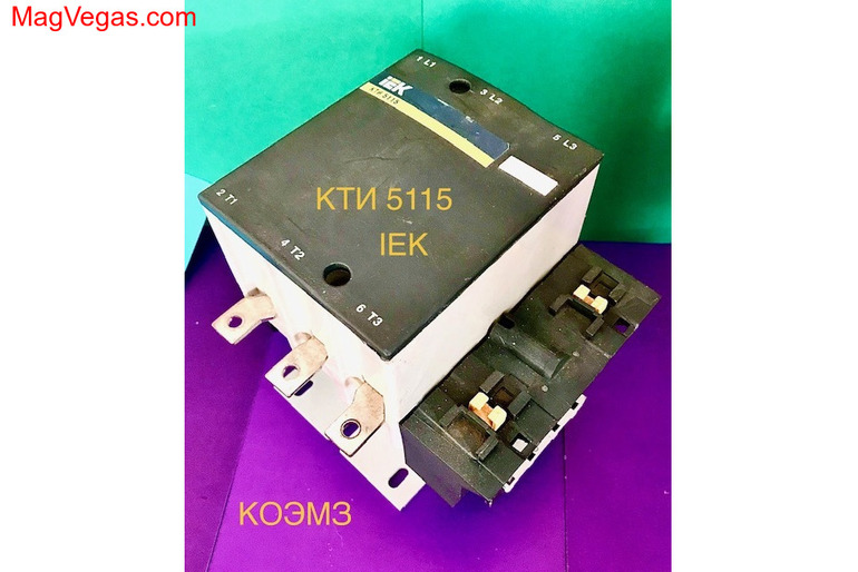 Контактор КТИ-5115 115 А 400 В/АС-3 IEK